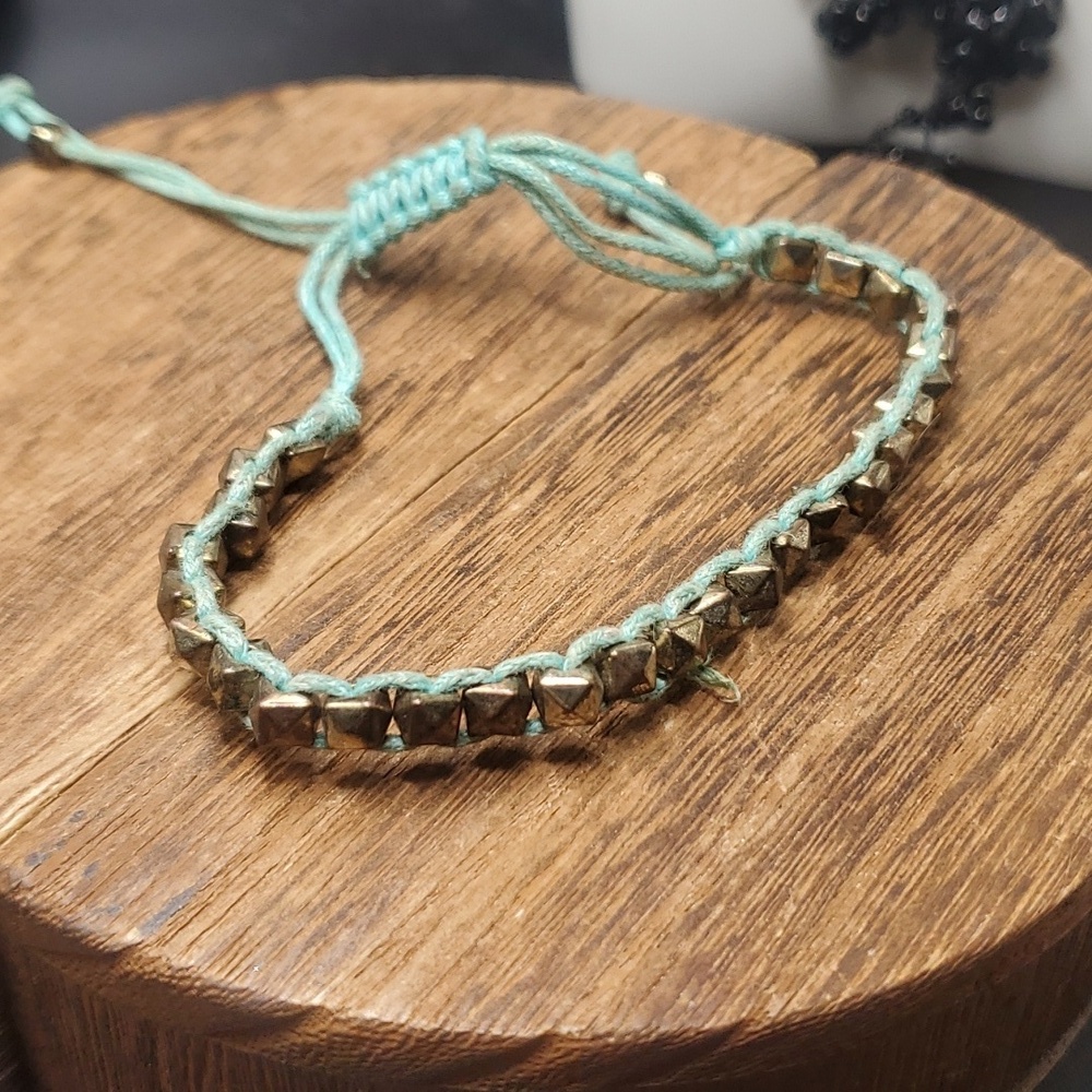 Aztec glam‎ braided woven bracelet B3236